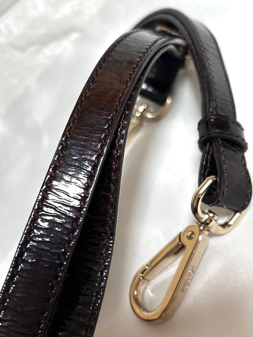 FENDI FF Zucca Pattern 2Way Chain Handbag 32cm x … - image 11