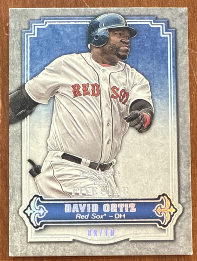 David ORTIZ🔥2012 Topps Five Star PLATINUM Parallel #16 9/10 Red