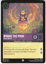 Winnie the Pooh - Hunny Wizard 59/204 Rise of the Floodborn Cold Foil