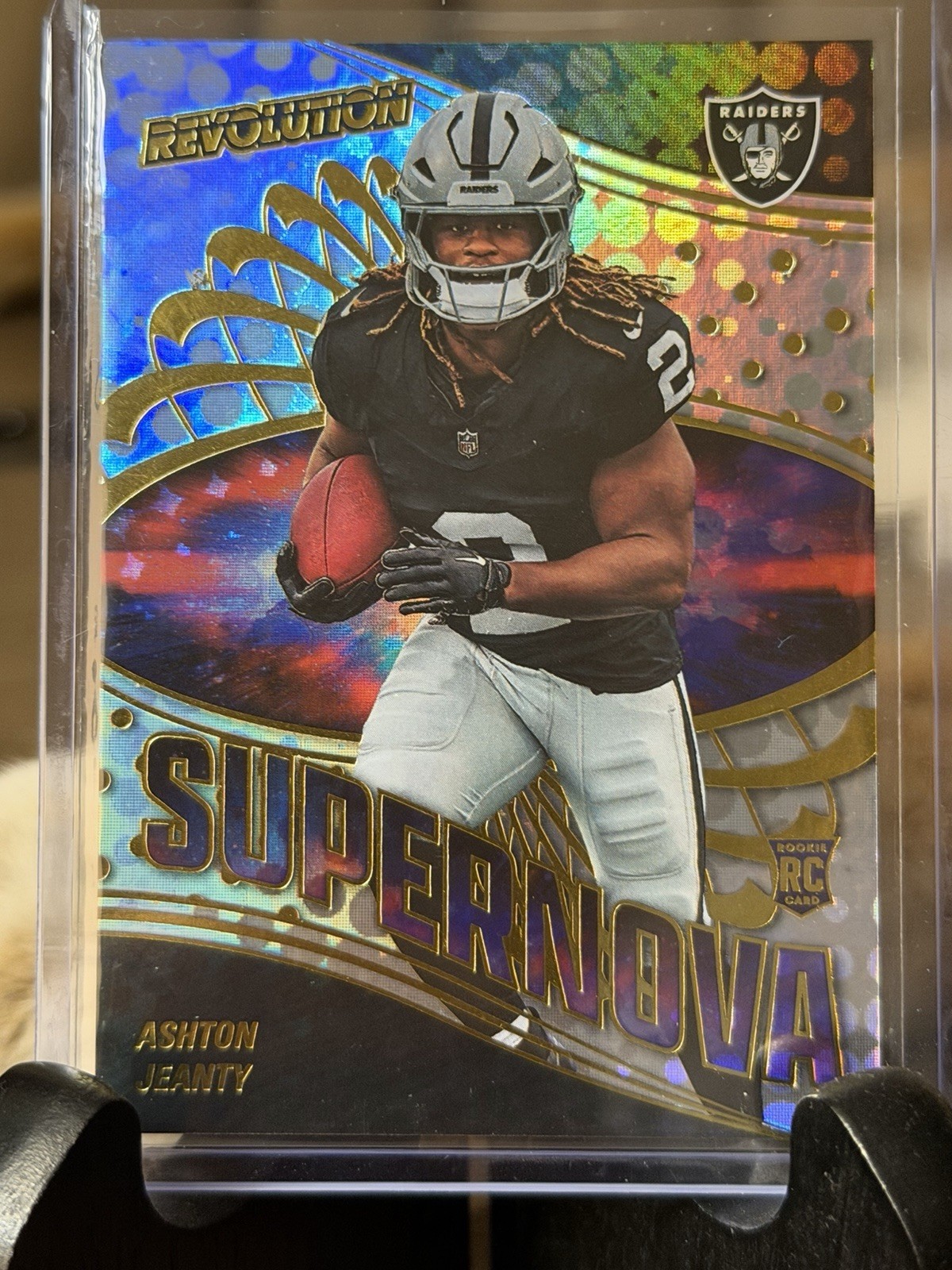 2025 Panini Revolution RC Supernova #10 Ashton Jeanty Raiders
