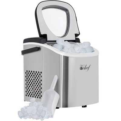 Deco Compact Countertop Ice Maker, 26LBs in 24HRs, 9 Bullet Ice Cubes Ready i...