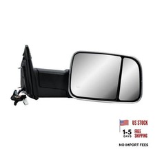 Passenger Right Side Door Towing Mirror Chrome Back Chrome Passenger RH Side