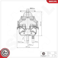 Support moteur Volvo V70