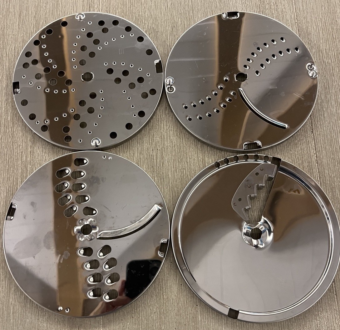 Food Processor Cutting Blades Lot Of 4. 6&rdquo;