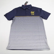 California Golden Bears Under Armour The Playoff Polo Polo Men's Navy/Gray New