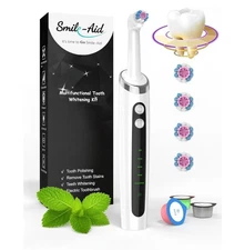 Tooth Polisher, Teeth Whitening Kit Teeth Stain Remover with 5 3D White…