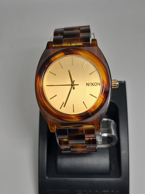 #ad #ad Nixon Women#x27;s Watch More Is More The Time Teller Acetate Tortoise 6.75quot; Wrist $49.95
