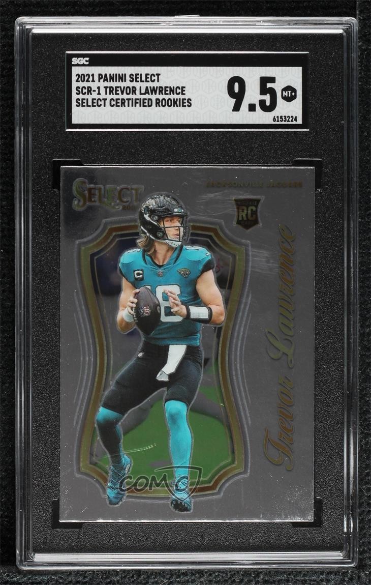 2021 Panini Select Certified Rookies Trevor Lawrence SGC 9.5 Mint+ RC 12hl