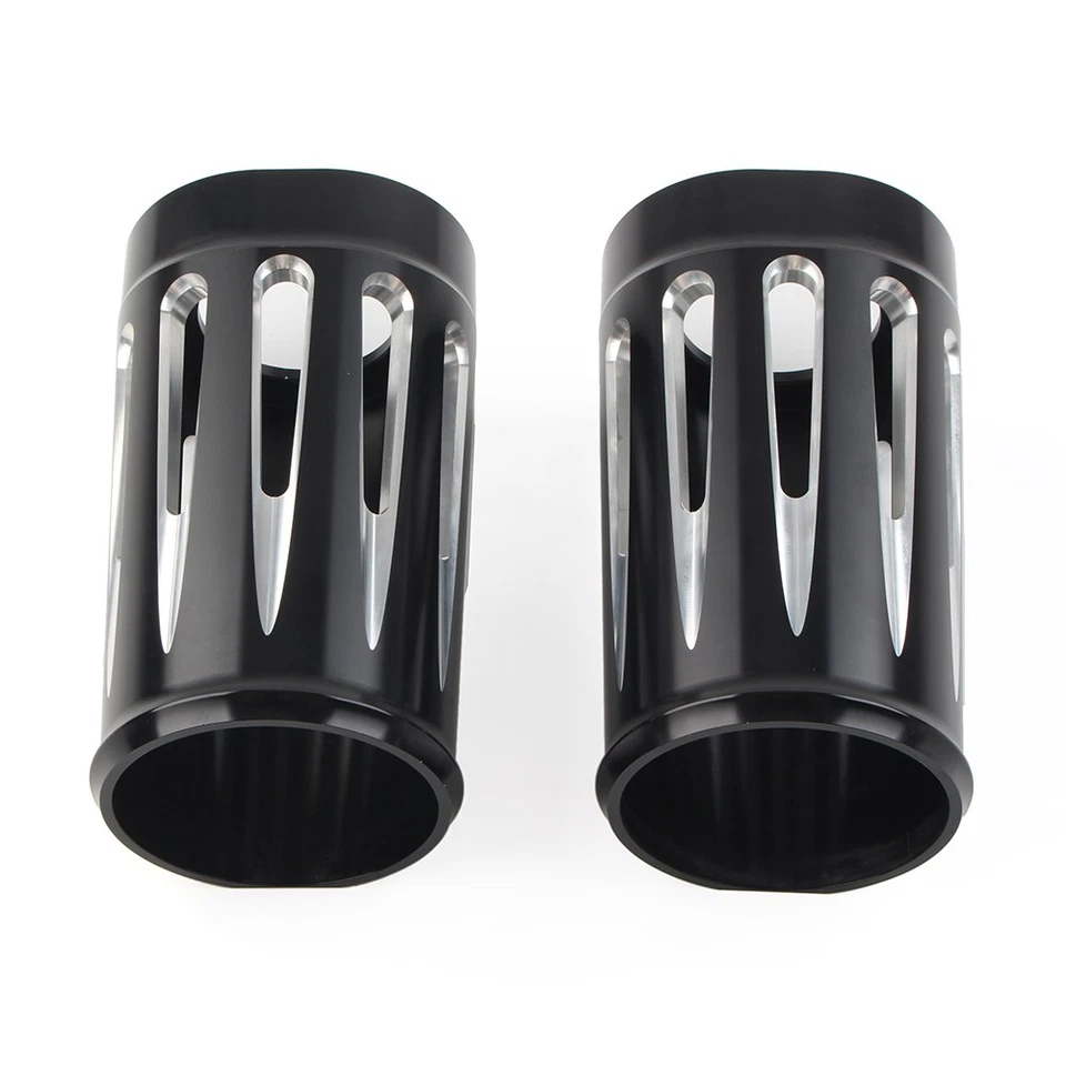 Fork Boot Slider Covers For Harley Electra Street Road Glide King CVO 2014-2022 Foto 4 de 4
