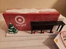 Christmas Village Target Building 2025 light-up figure for Xmas Holiday town