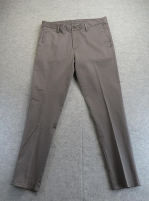 Vuori Meta Pants Mens 33x30 Brown Stretch Chino Slim Casual Travel Performance
