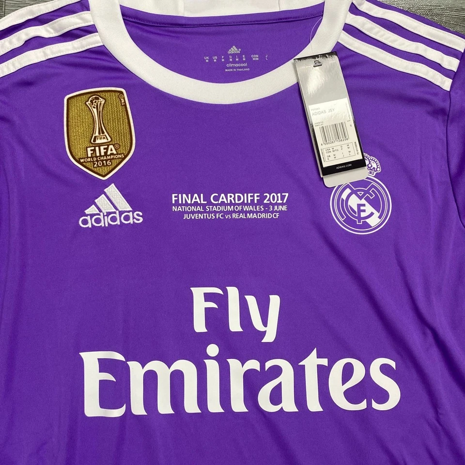 Camiseta manga larga Ronaldo Real Madrid 2017/18 - morada para hombre’s Foto 3 de 4