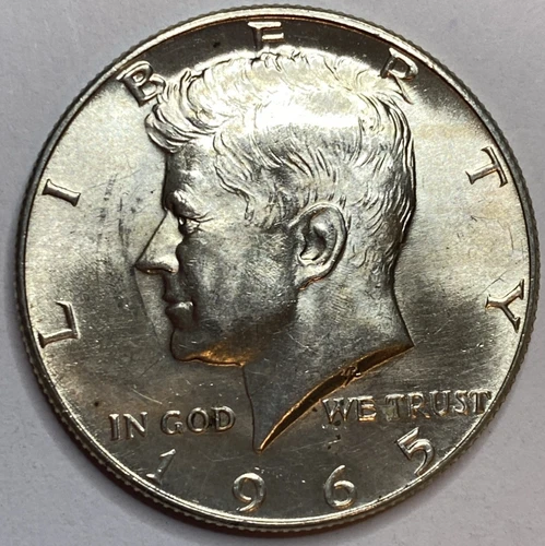 1965 - Kennedy Half Dollar - BU 40% Silver - Exact Coin Imaged #KHD8