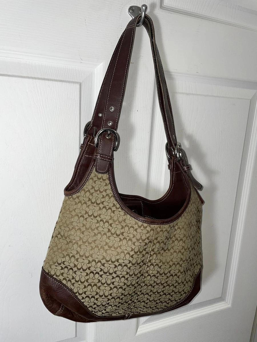 Coach Hobo Handbags & Bags Cotton Exterior for Women for sale | eBay