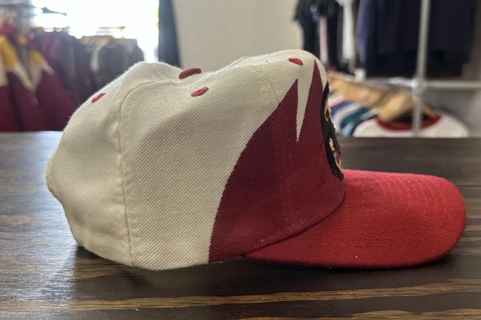 Vintage 90s Florida State Seminoles Sharktooth Logo Athletic Hat Cap Snap Back - Image 3 of 4
