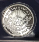 1oz Silver Round - HALEYBUG SILVER - THINK LIKE A CAPTAIN ACT LIKE A PIRATE