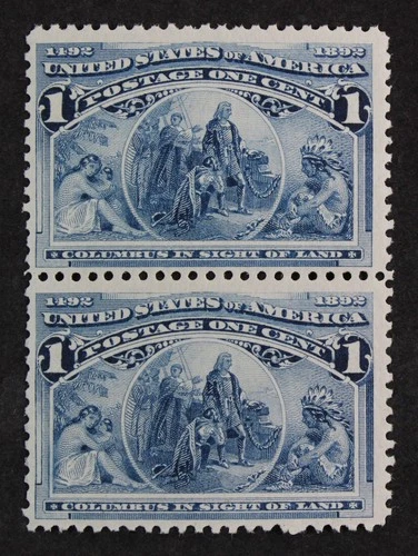 CKStamps: US Stamps Collection Scott#230 1c Columbian Mint NH OG