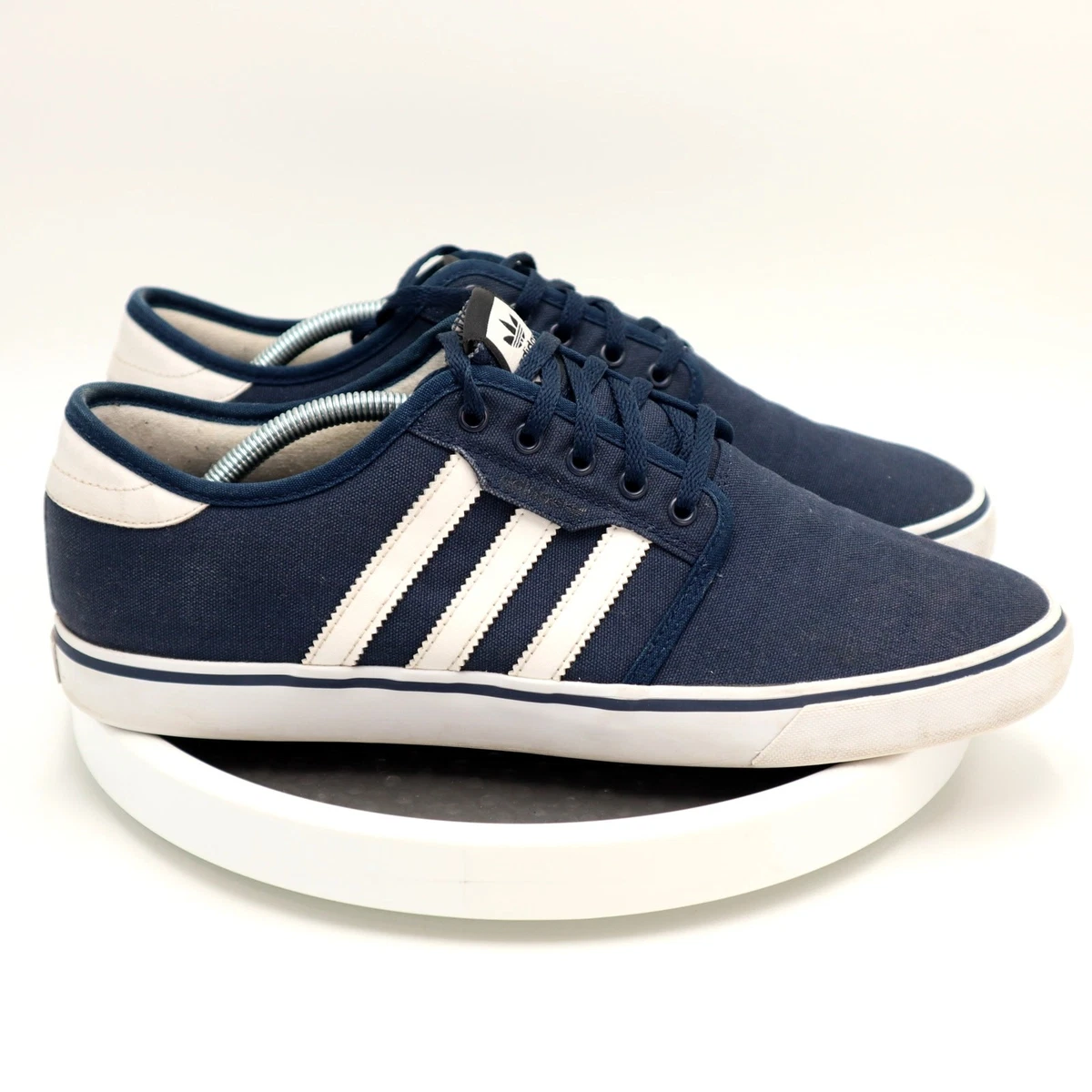 adidas gazelle silver green womens Adidas Seeley - Navy/White