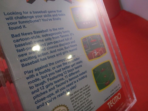 Bad News Baseball (Nintendo NES) Tecmo **BRAND NEW** Sealed! VGA 80+ NM - Picture 8 of 9