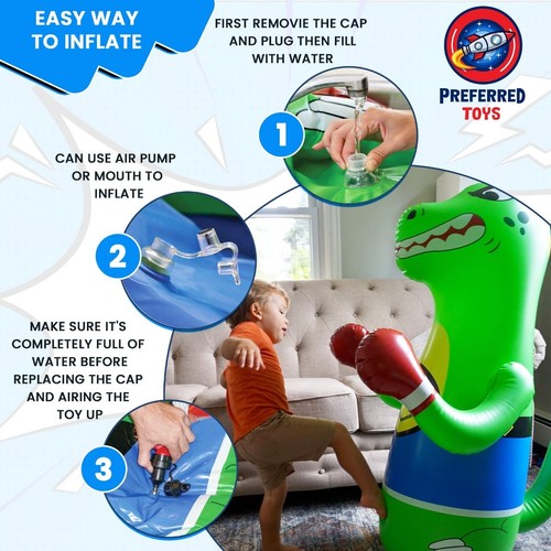 - Inflatable Punching Bag for Kids - Bop Bag Inflatable Punching - Picture 5 of 9