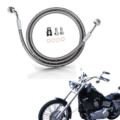 42'' Front Brake Line for Harley Dyna Low Rider Super Wide Glide 1996-2006 N/ABS