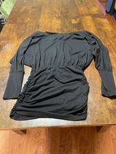 Scoop neck little black dress, M, excellent