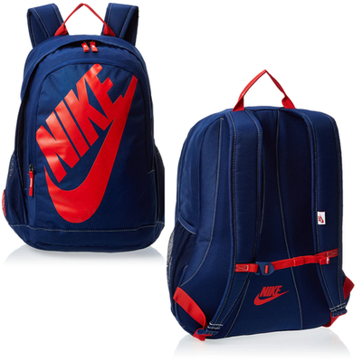 nike red and blue backpack