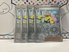 4x Iono -Playset- 185/193 - NM Condition - reverse foil