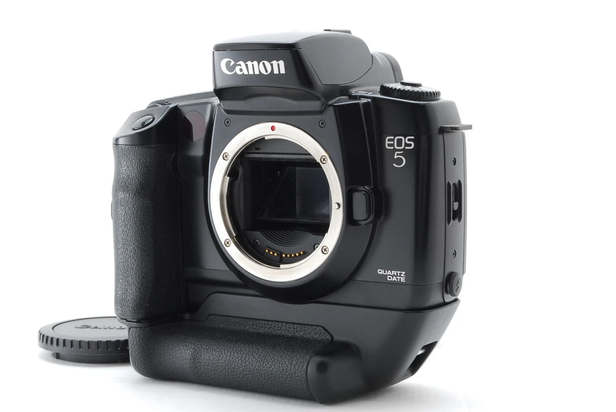 フィルムカメラ Canon EOS 5 QUARTZ DATE + VG10 #8158 Canon EOS 5 Film Cameras for sale - eBay