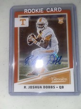 2017 Panini Classics - Rookies #255 R. Joshua Dobbs (RC) /25. Tennessee VOLS