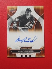 🏒2024-25 Upper Deck Engrained Icons Auto Guy Chouinard - Atlanta Flames