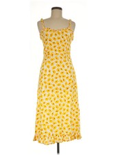 Faithfull the Brand Women Yellow Casual Dress 6