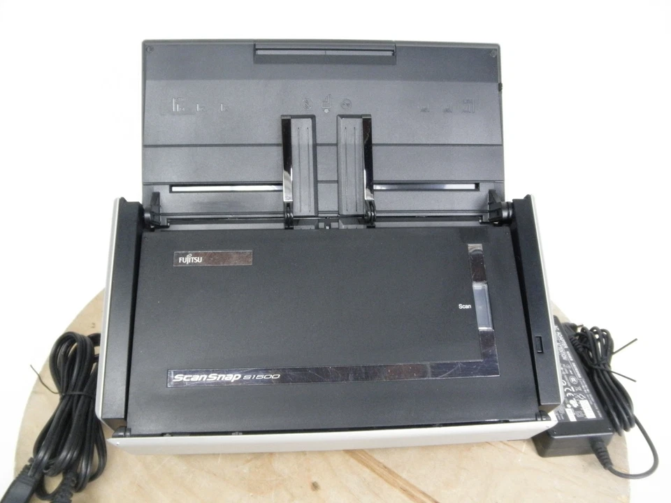 Fujitsu Scansnap S1500 Color Duplex Document Scanner PA03586-B005 w/ AC Adapter - Image 4 of 4