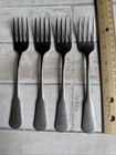 4 Oneida USA COLONIAL BOSTON / MINUTE MAN Stainless Salad Forks — photo 1