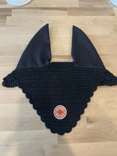 Hermes Fly Cap Horse Size Black