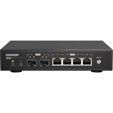 QNAP 6-Port 10GbE & 2.5GbE Plug & Play unmanaged Network Switch|205781