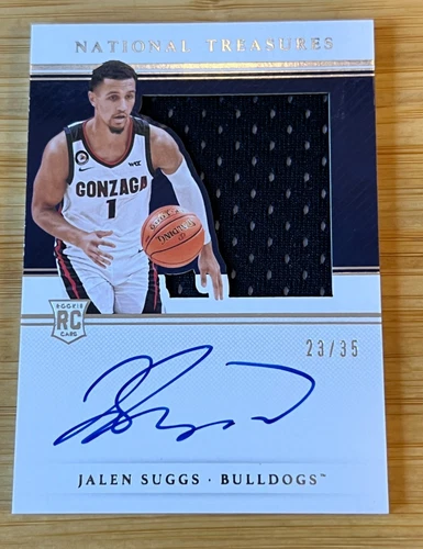 2021 National Treasures Collegiate Jalen Suggs RPA CSS-JS /35 On Card Auto