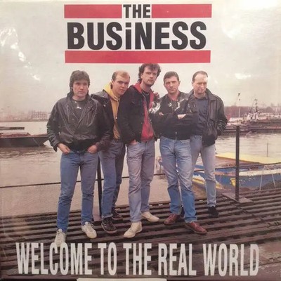 The Business Welcome To The Real World NEAR MINT Link Records Vinyl LP