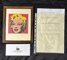 Andy Warhol (1928-1987) Hand Signed Original Limited Edition Print | w/ COA