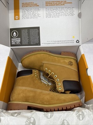 NEW Timberland 6 Inch Boot Wheat Nubuck Premium TB010061-713 Men's Sz 11