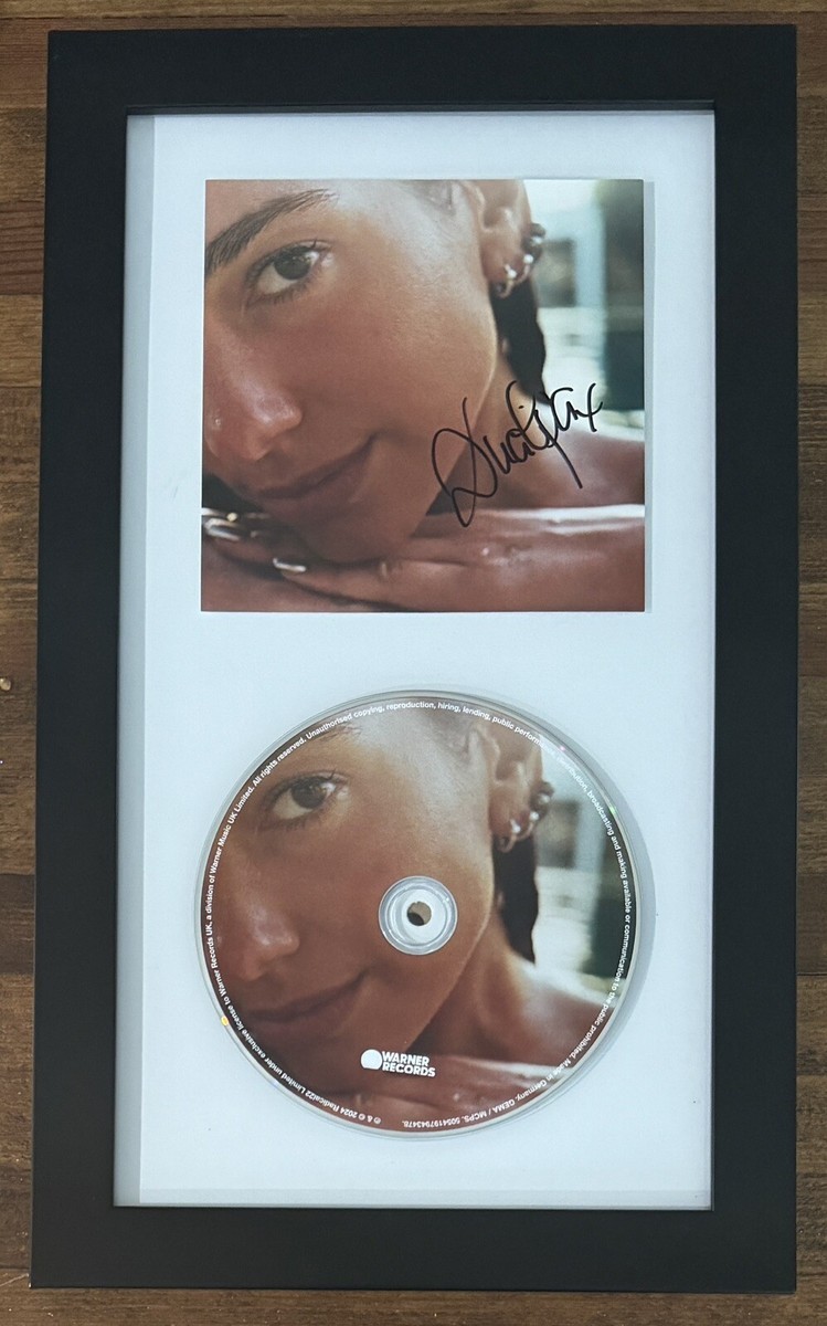 FRAMED SIGNED DUA LIPA Radical Optimism Sexy Picture & CD PSA DNA