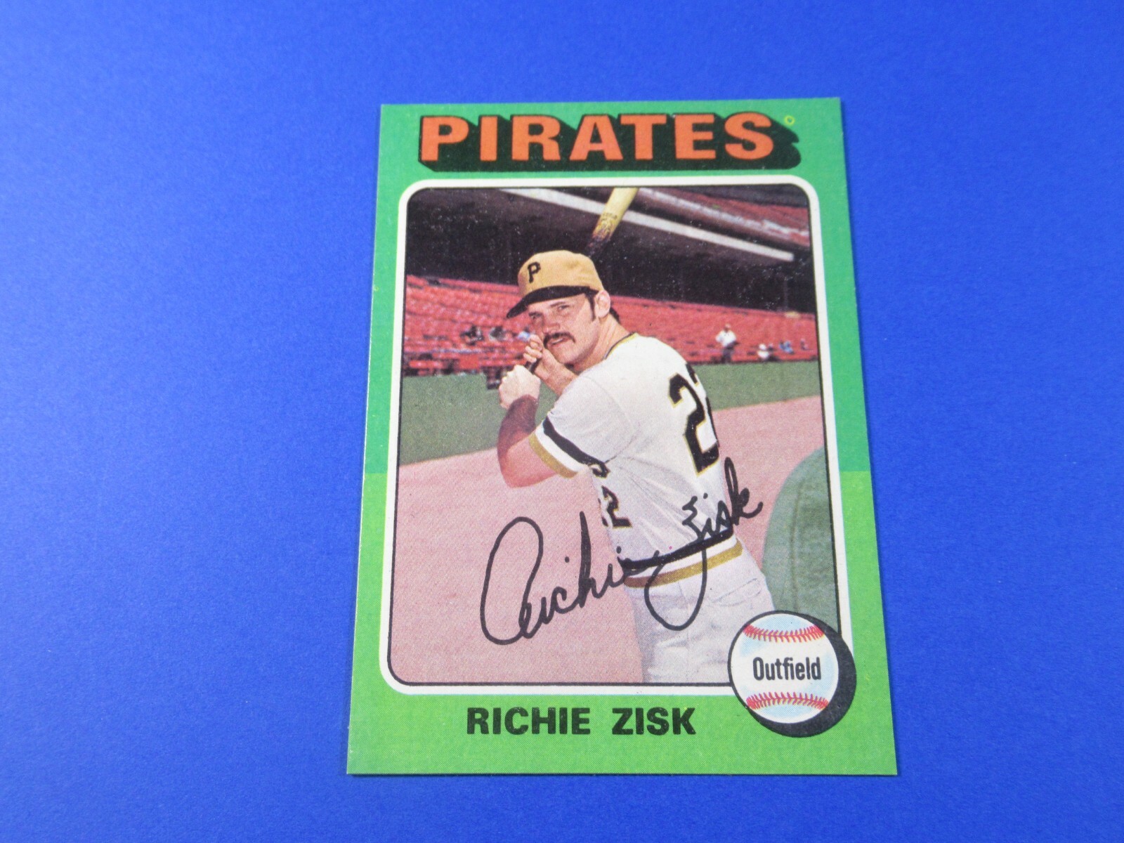 1975 TOPPS RICHIE ZISK #77 PITTSBURGH PIRATES HIGH GRADE LOOKS PACK FRESH!