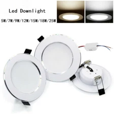 Dimmable Recessed Led Ceiling Light Downlights Spotlight 5/7/9/12/15W 110V-240V
