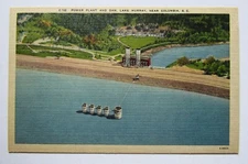 Lake Murray Power Plant Dam near Columbia South Carolina Postcard