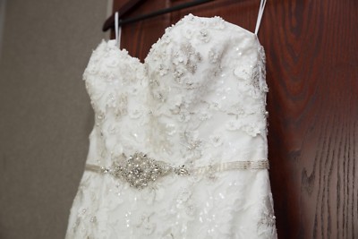 fit flare wedding dress size 12 With Train And Bustle LOCAL PICKUP ONLY | eBay fit flare wedding dress size 12 With Train And Bustle LOCAL PICKUP ONLY | eBay