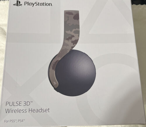 NEW - Sony Playstation Pulse 3D Wireless Headset for PS5, PS4 CFI-ZWH1 - Camo - Picture 1 of 4