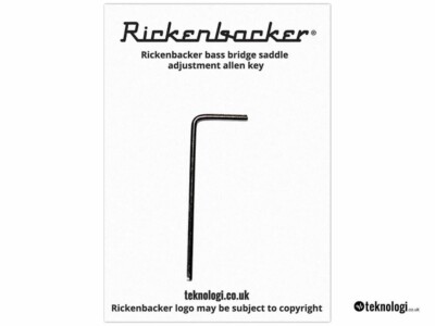 Rickenbacker 4000 Serie Bass Brücke Einstellung Inbusschlüssel
