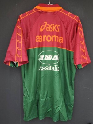 AS Roma 95/96 Vintage Training Shirt New w/ Tags Size L | eBay