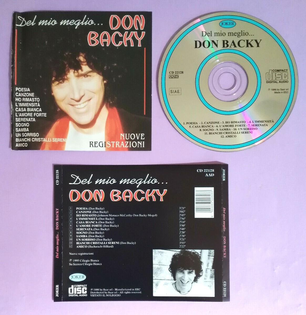 L10 Rocks Cd Don Backy Del Mio Meglio... Italy 1996 Pop Rock Vocal Music Compact ...