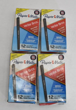 Paper Mate Write Bros Stick Ballpoint Pen Black Ink 1mm Lot Of 4 12 Packs